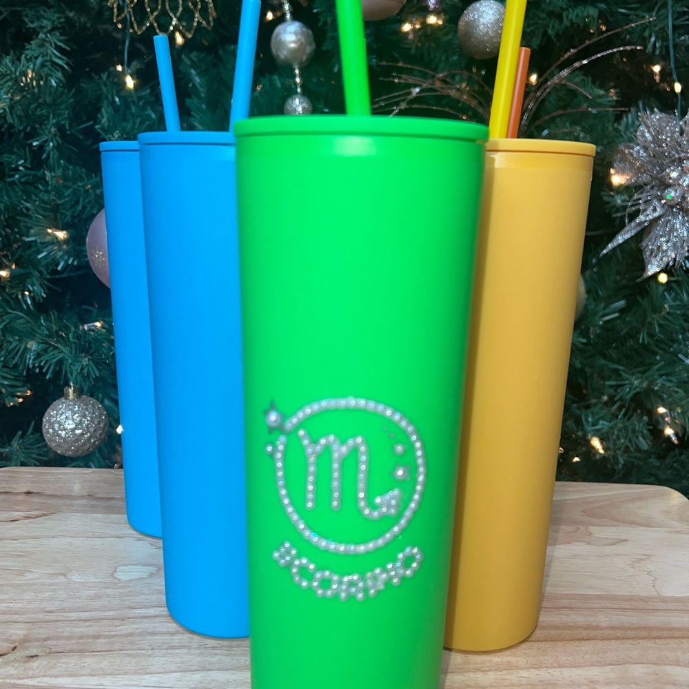 Scorpio Zodiac Tumbler - Green